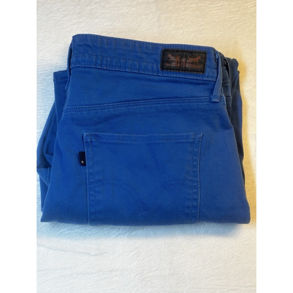 Levi's Jeans Mid Rise Skinny Cobalt‎ Blue Size 12